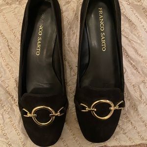 Franco Sarto black loafers  US 6 NWOT